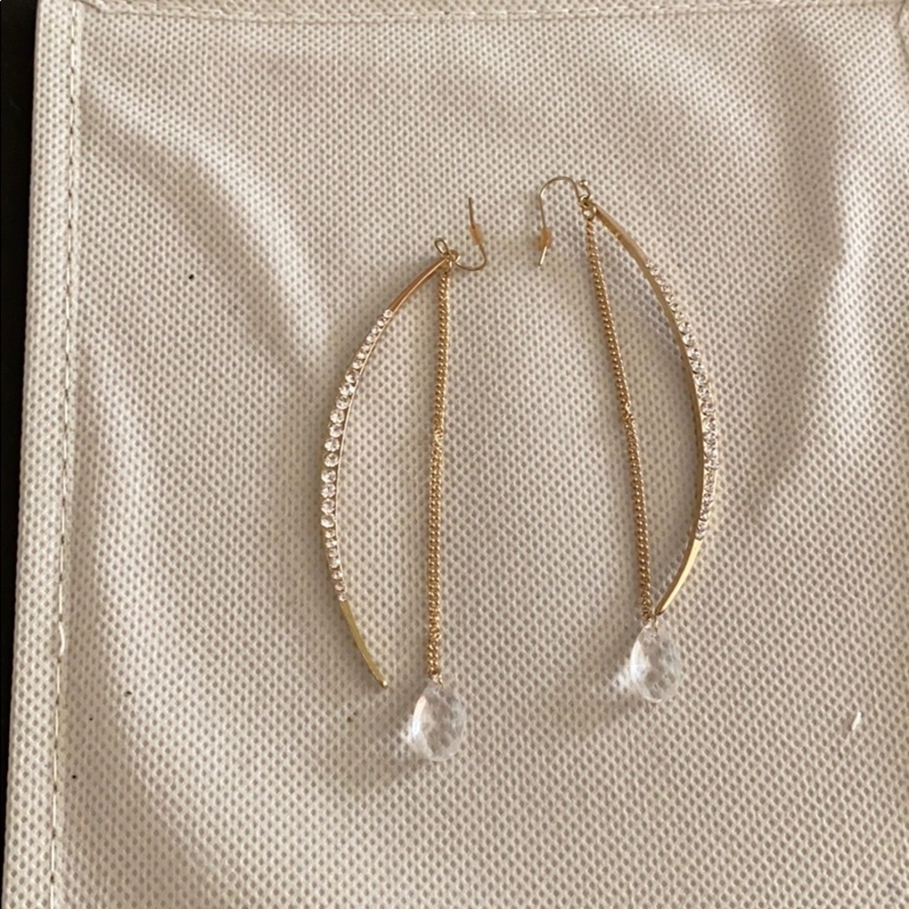 Gold earrings